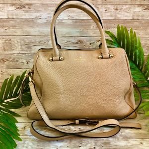 COPY - Kate Spade Pebbled Leather Tan Satchel